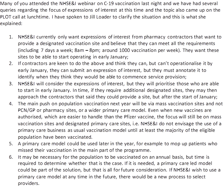 PSNC clarifications from NHSE&I COVID-19 webinar.png
